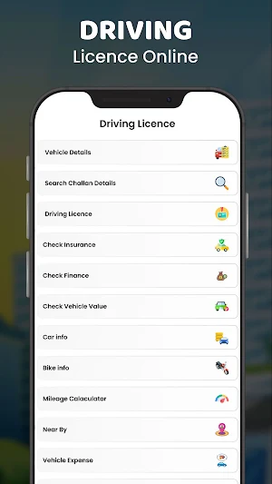 Driving Licence Apply Online Screenshot 1