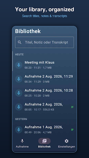 NotaVoice Dictate & Transcript Screenshot 3