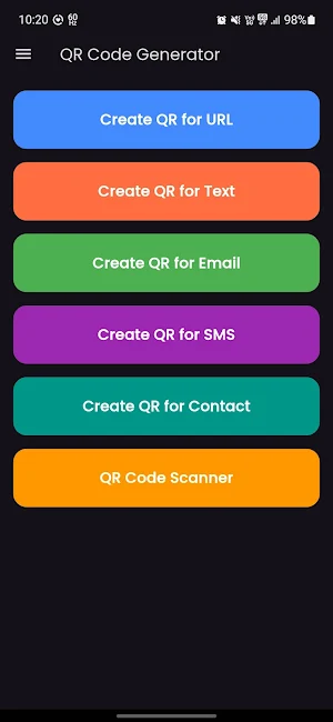 QR Code Generator App Screenshot 0