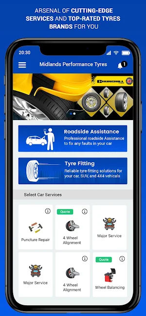 Midlands Performance Tyres Screenshot 0
