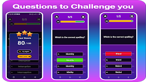 Spelling Quiz - Word Trivia Screenshot 2