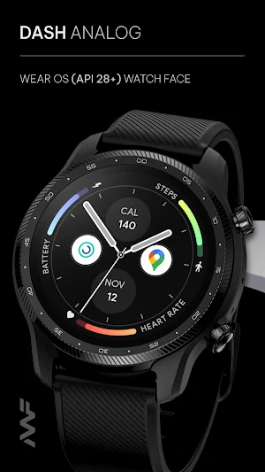 Awf Dash Analog - watch face Screenshot 0