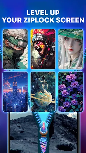 Wallpaper Zipper Lock Screenshot 3