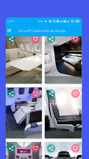 Aircraft Cabin Interior Design Screenshot 3