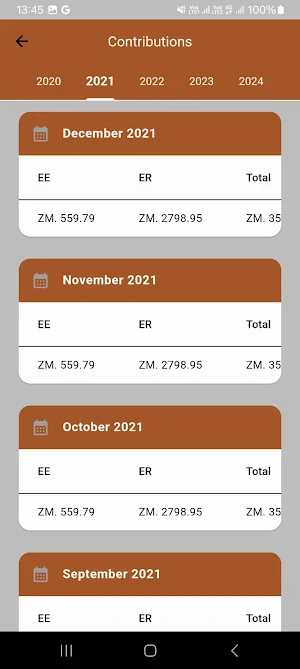 Mukuba Pensions App Screenshot 3