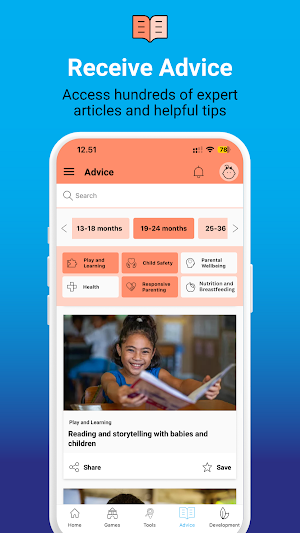 Bebbo Pacific parenting app Screenshot 1