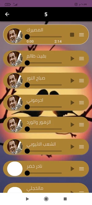 كل اغاني نادر خضر بدون نت Screenshot 1