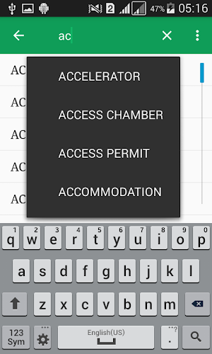 Civil Engineering Dictionary Screenshot 1