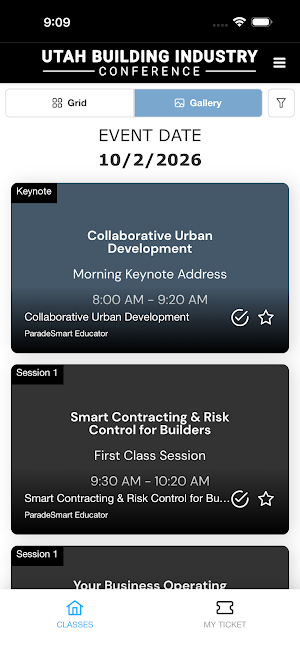 Utah Building Conference Screenshot 1