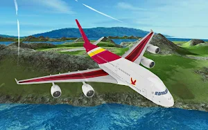 Fly Plane Flight 3D Airplane Simulator Screenshot 2