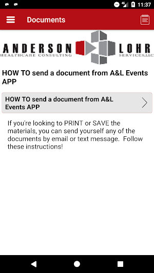 Anderson & Lohr Events Screenshot 3
