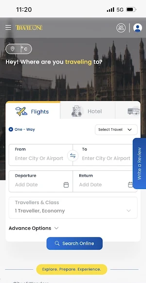 Thomas Cook TravelOne Screenshot 1