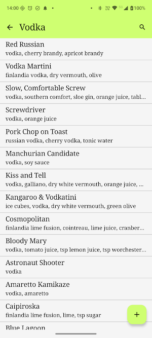 Cocktail Manual: Drink Recipes Screenshot 1
