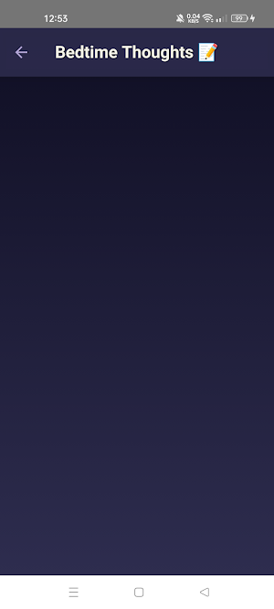 Bedtime Thoughts Pro Screenshot 1