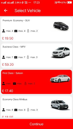 Al Haji London Cars Chauffeur Screenshot 3