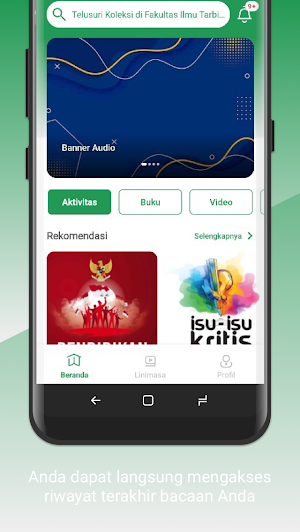 e-Library FITK UIN Jakarta Screenshot 2