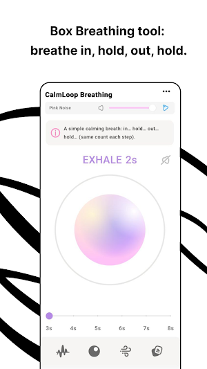 Calmloop: Noise EMDR Breathing Screenshot 1