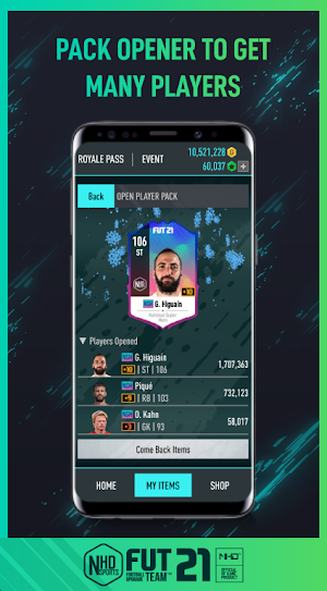FUT 21 - Football Draft and Pack Opener Screenshot 3