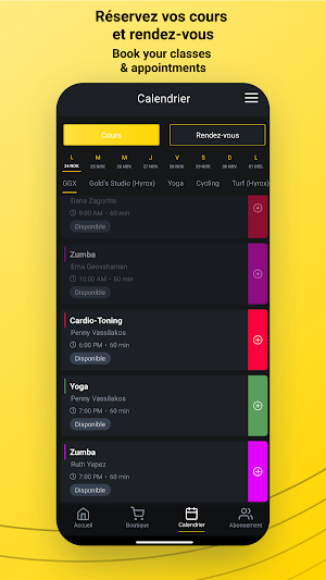 Gold's Gym QC Screenshot 2