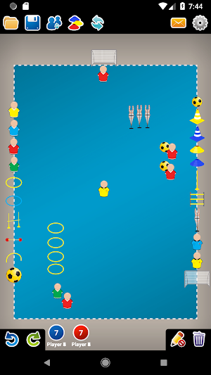 Coach Tactic Board: Handball Screenshot 1