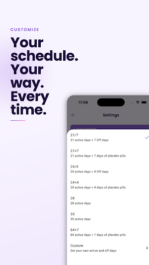 Birth Control Tracker Screenshot 2
