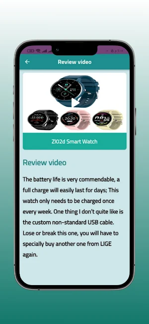Zl02d Smart Watch Guide Screenshot 0