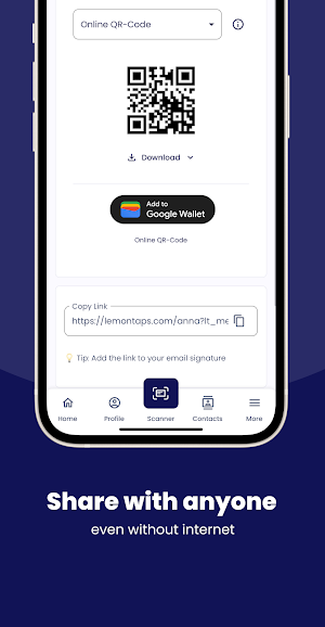 Lemontaps Digital Businesscard Screenshot 1