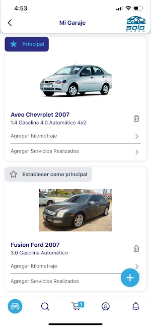 SoloCarro Servicios Online Screenshot 2