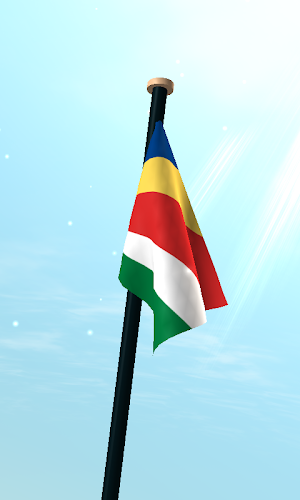 Seychelles Flag 3D Wallpaper Screenshot 2