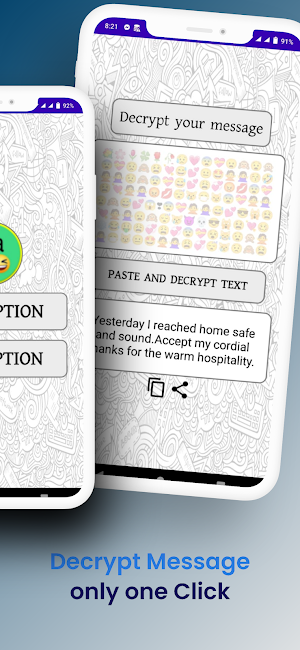 Hidden Message : Text to Emoji Screenshot 3