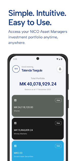 NICO Asset Managers App Screenshot 1