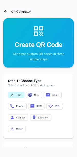 Max QR -Scanner and Generator Screenshot 1