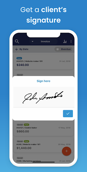 Free Invoice Maker App Screenshot 3