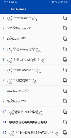 Cool Text - Stylish Text & Fancy Font, Nickname Screenshot 0