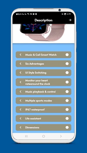 Y13 Smart Watch Guide Screenshot 0