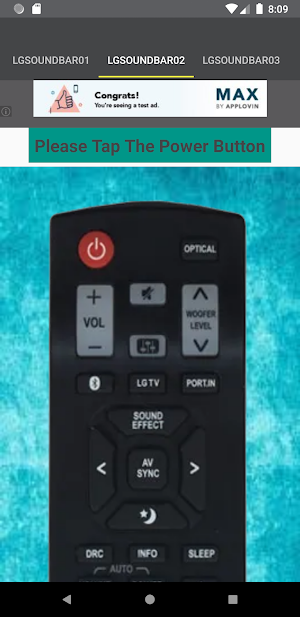 LG Soundbar Remote Screenshot 2