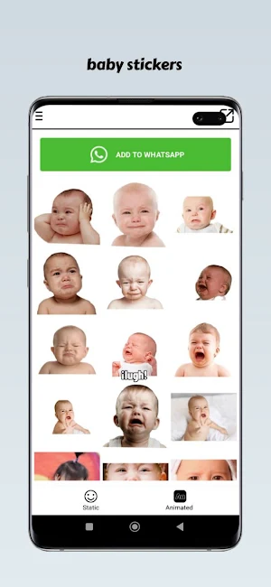 Cute Bebe Stickers Screenshot 2