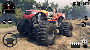 Drive 4x4 Hillock Offroad Monster Truck Driving Screenshot 0