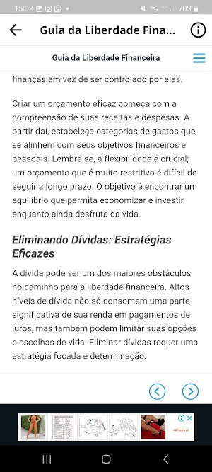 Guia da Liberdade Financeira Screenshot 3