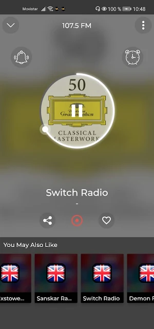Radio 107.5 station musica Screenshot 2