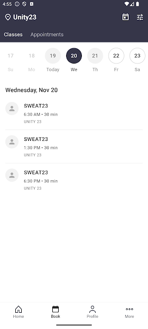 Unity23 Fitness Screenshot 1