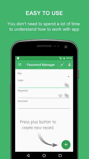 Password Manager Screenshot 0