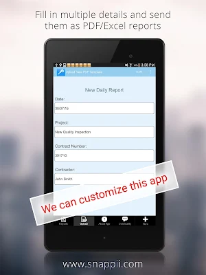Quality Inspection App Screenshot 1
