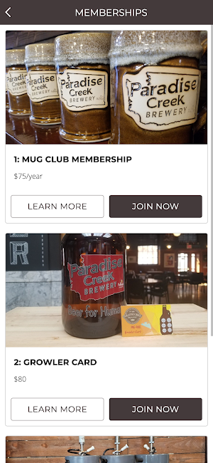Paradise Creek Brewery Screenshot 1