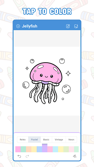 Sea Animals Coloring Game Screenshot 2