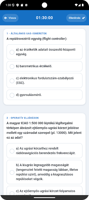 STS Drón Speciális Kategória Screenshot 2