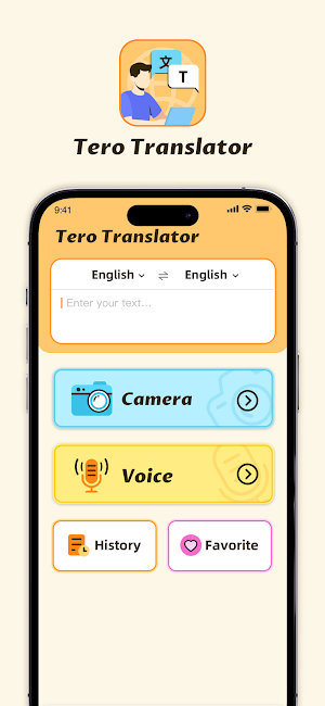 Tero Translator:photo,text Screenshot 0