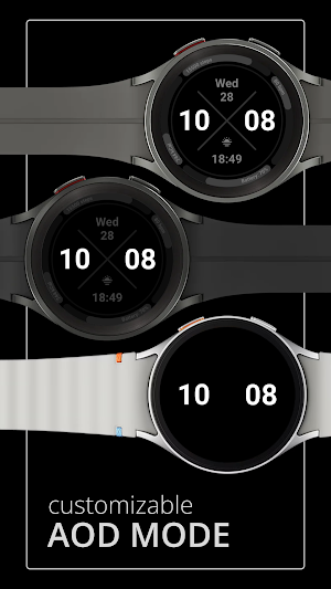 DADAM120: Digital Watch Face Screenshot 3