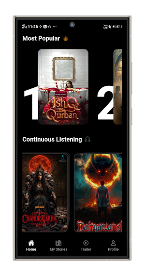 Storycean : Audio Stories App Screenshot 1