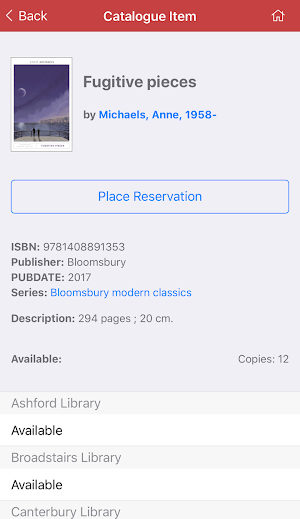 Kent Libraries Screenshot 3